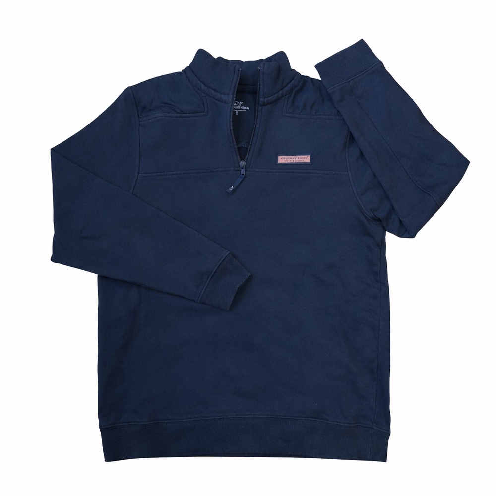 Vineyard Vines Dark Blue Quarter Zip Sweater